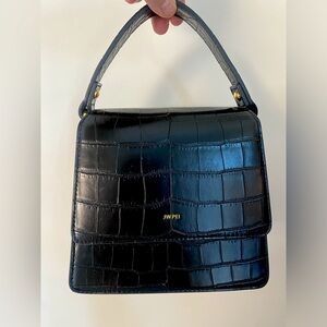 JW PEI black bag, mini flap crossbody